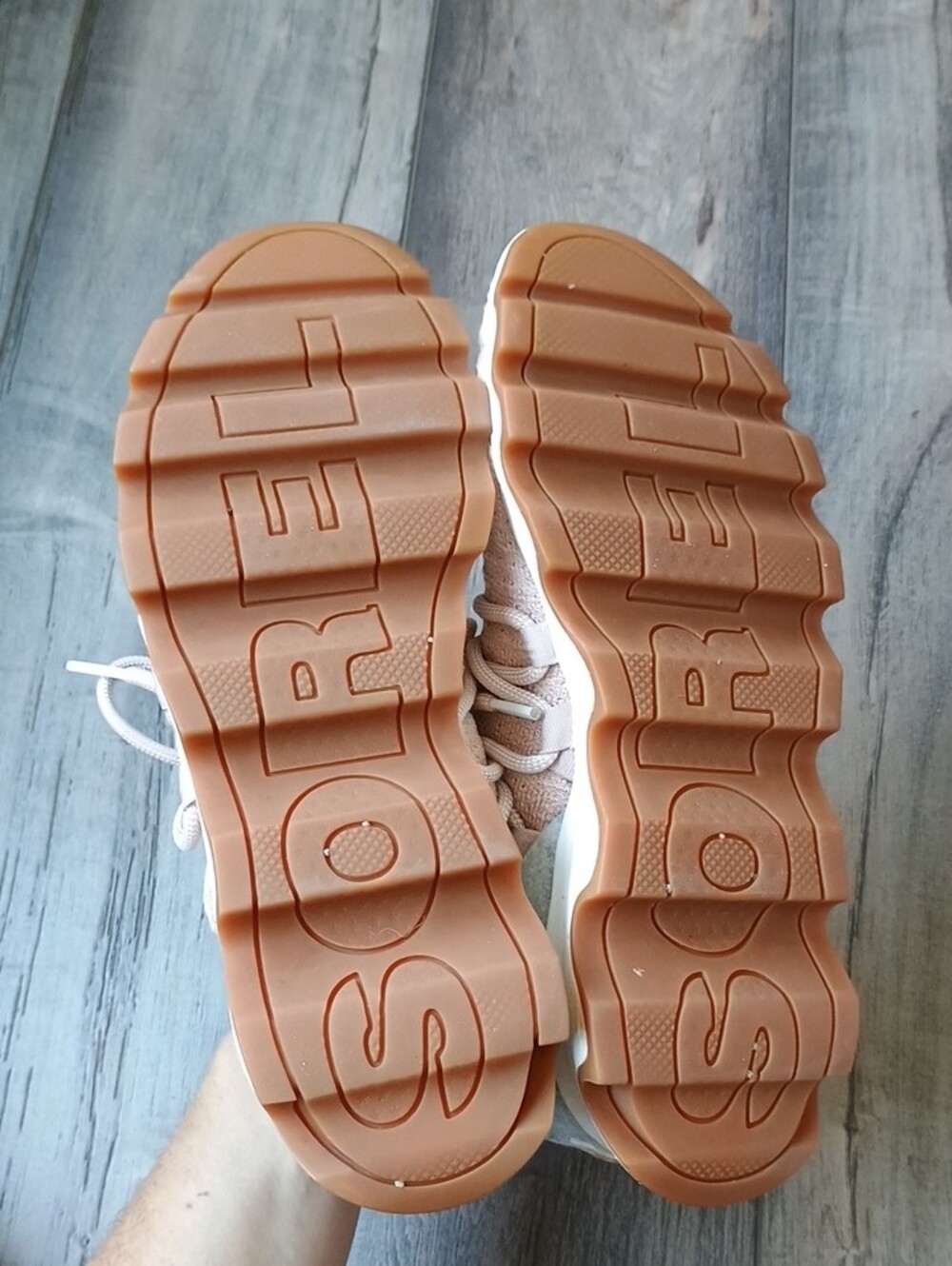 Sorel Women's Blush Knit Lace-Up Sneakers - Picture 8 of 12